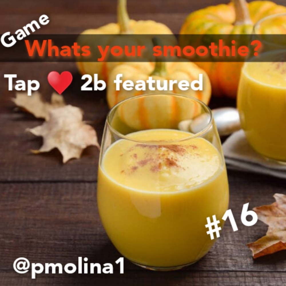 Thursday smoothies up 1/20 let's share